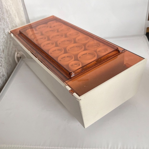 Vintage Clairol Kindness Deluxe 3 Way HairSetter K-400W Made Denmark 20 Rollers - Picture 7 of 9